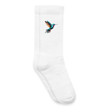 Colibri - Chaussettes de tennis bio enfant - blanc - Droite
