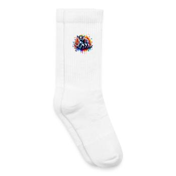 Lemur - Kids Tennis Socks - white - Right