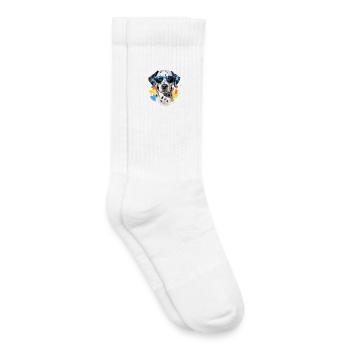 Dalmatiner mit Sonnenbrille - Kinder Tennissocken - Weiß - Rechts