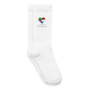 Eritrea und Niederlande 100% Freundschaft - Kinder Tennissocken - Weiß - Rechts