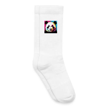 Panda - Kinder Tennissocken - Weiß - Rechts