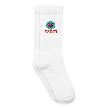 WEIHNACHTEN TEAM PADEL-TENNIS - Kinder Tennissocken - Weiß - Rechts