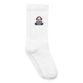Gaming Panda - Edition Christmas - Kids Tennis Socks - white - Right