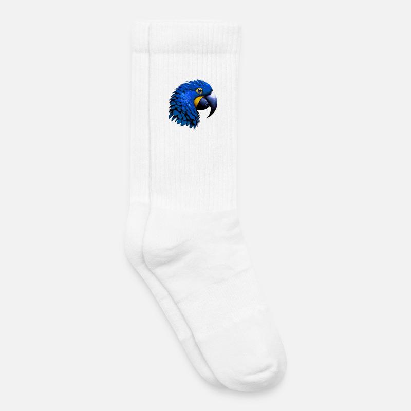 Papagei - Kinder Tennissocken - Weiß
