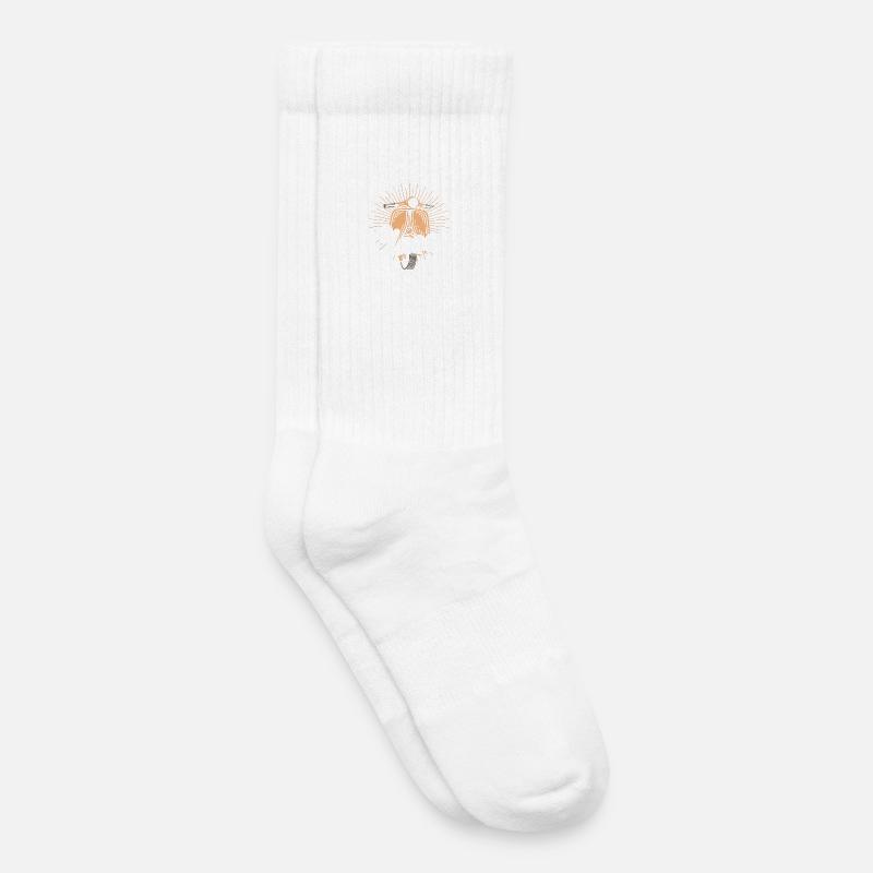 Keepin’ It Classic – Retro Motorroller - Kinder Tennissocken - Weiß