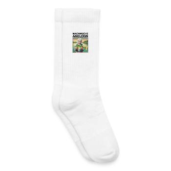 Jeune pêcheur - Chaussettes de tennis bio enfant - blanc - Droite
