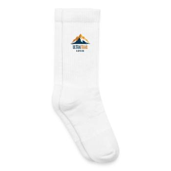 Ultra Trail Running - Chaussettes de tennis bio enfant - blanc - Droite