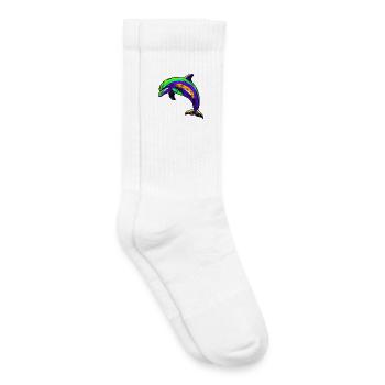 Delfin - Kinder Tennissocken - Weiß - Rechts
