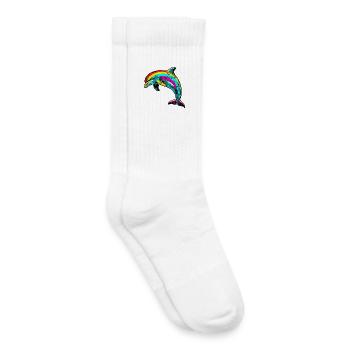 Delfin - Kinder Tennissocken - Weiß - Rechts