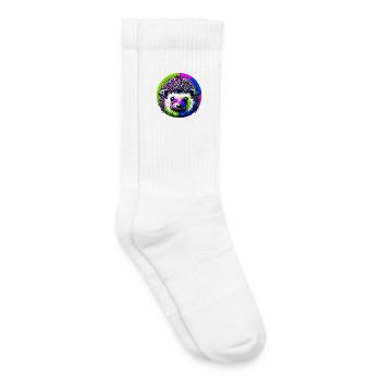 Hérisson - Chaussettes de tennis bio enfant - blanc - Droite