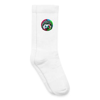 Hérisson - Chaussettes de tennis bio enfant - blanc - Droite