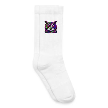 Eule - Kinder Tennissocken - Weiß - Rechts