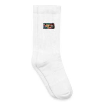 Ocho Rios Jamaïque Signe - Chaussettes de tennis bio enfant - blanc - Droite