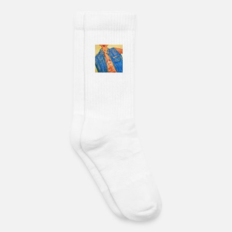 Nemo - Chaussettes de tennis bio enfant - blanc