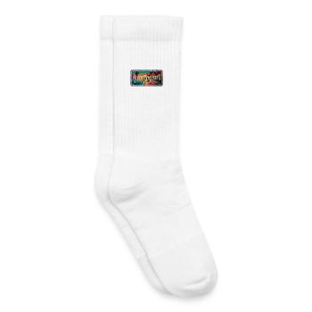 Puerto Vallarta Mexico Sunset Design - Kids Tennis Socks - white - Right