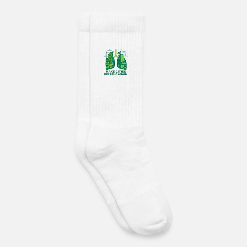 Urban Lungs - Kinder Tennissocken - Weiß