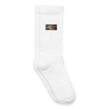 Arugam Bay Sunset Vibes - Kids Tennis Socks - white - Right