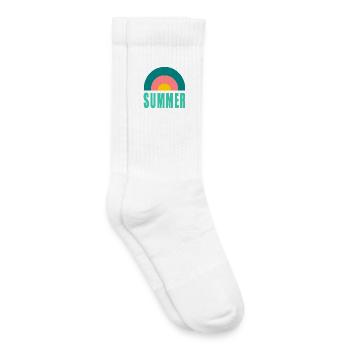 GELIEBTE. HERZ. MEISTER. VIELEN DANK. DANKE HERRIN. - Kinder Tennissocken - Weiß - Rechts