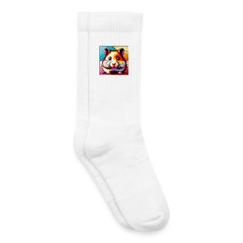 Hamster - Kinder Tennissocken - Weiß - Rechts