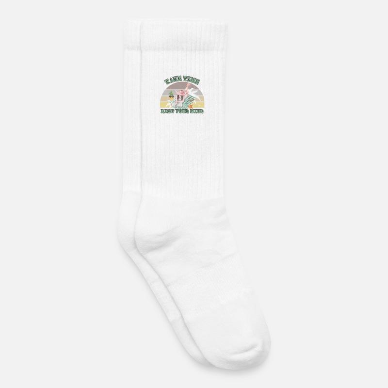Erholsame Sommerpause - Kinder Tennissocken - Weiß