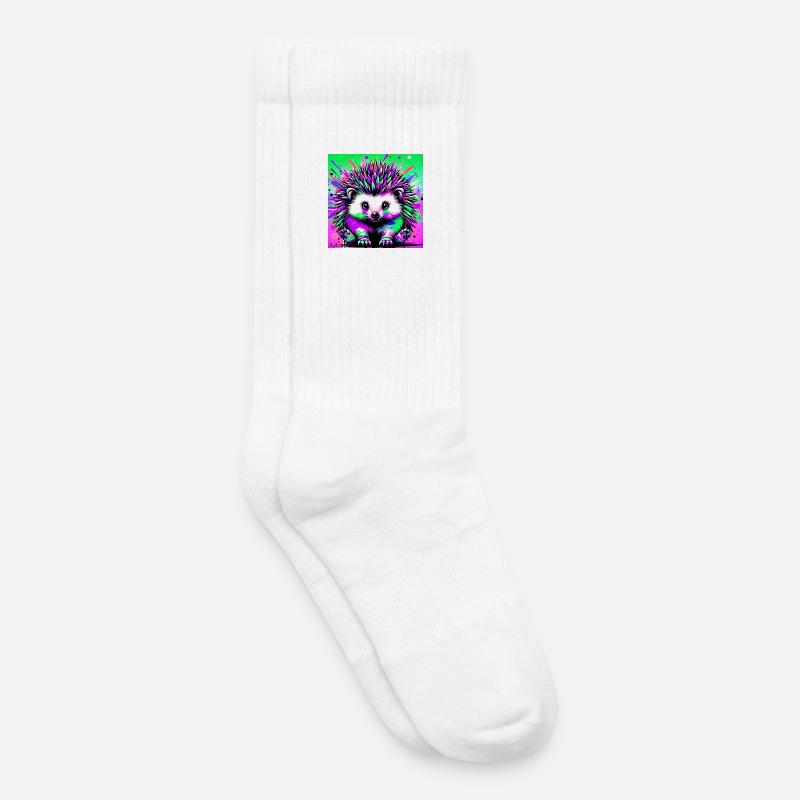 Igel - Kinder Tennissocken - Weiß