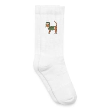 Chat-pka - Kinder Tennissocken - Weiß - Rechts