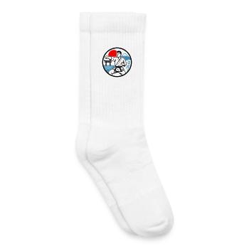 Karate Nature - Kids Tennis Socks - white - Right