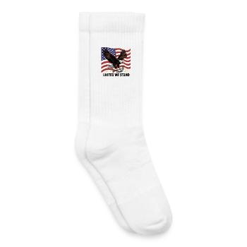 Adler und Flagge - Kinder Tennissocken - Weiß - Rechts