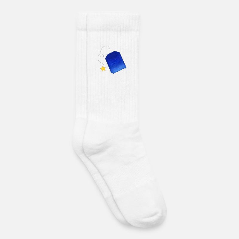 Vincent van Goghs Tee - Kinder Tennissocken - Weiß