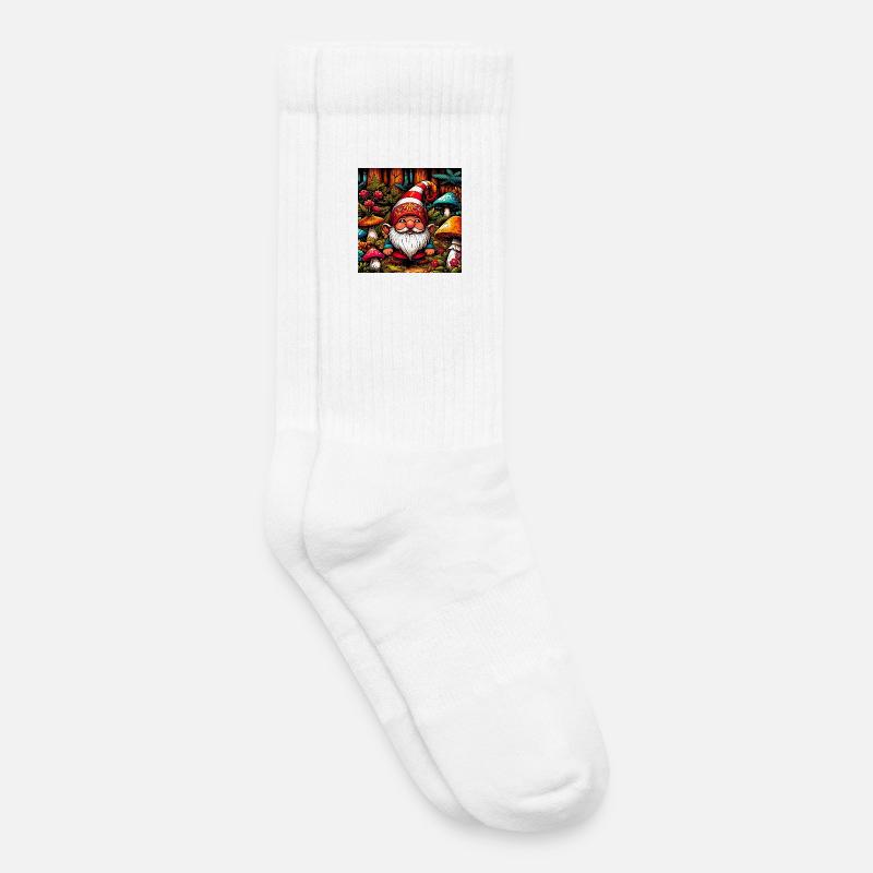 Gnom - Kinder Tennissocken - Weiß