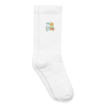 Maurischer Turm Monserrate Sintra Illustration - Kinder Tennissocken - Weiß - Rechts