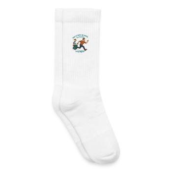 Flug zum Reisen - Kinder Tennissocken - Weiß - Rechts