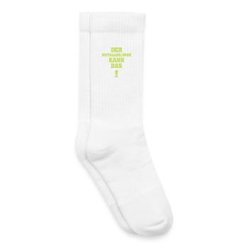Drôle de sculpteur en métal - Chaussettes de tennis bio enfant - blanc - Droite