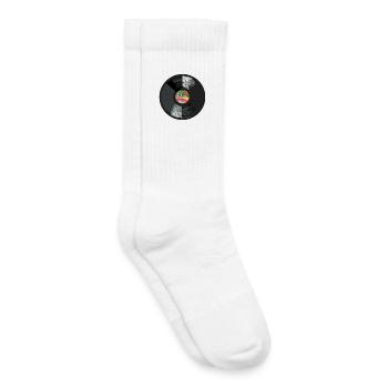 Vinyl_1 - Chaussettes de tennis bio enfant - blanc - Droite
