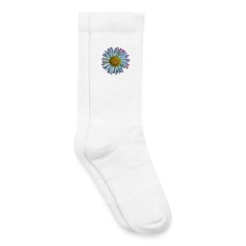 Gänseblümchen - Kinder Tennissocken - Weiß - Rechts