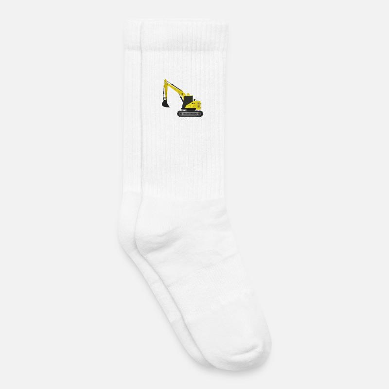 Bagger - Kinder Tennissocken - Weiß