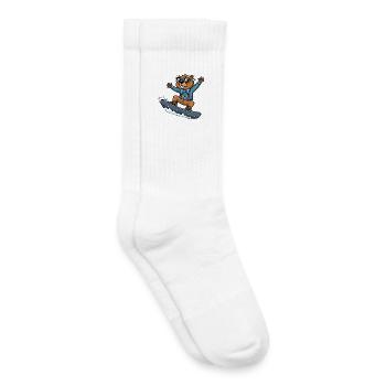 Lunettes de soleil Cool Snowboard Beaver Comic - Chaussettes de tennis bio enfant - blanc - Droite