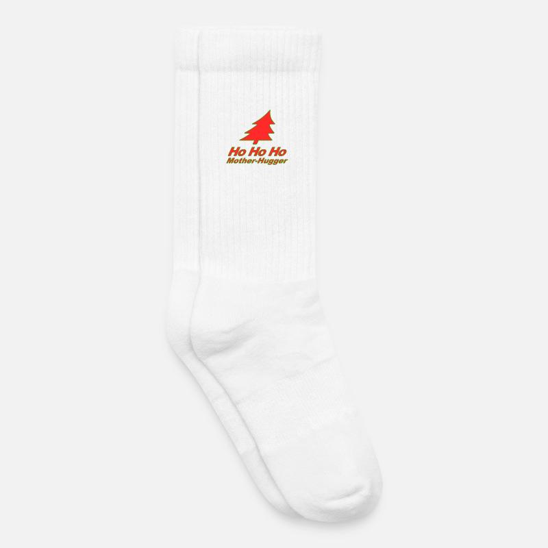 C’est Noël encore, espèce de Câline de Mère ! - Chaussettes de tennis bio enfant - blanc
