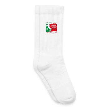 Rendons l’Italie à nouveau grande - Chaussettes de tennis bio enfant - blanc - Droite