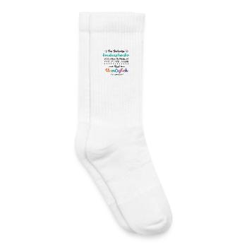 Krankenschwester Beruf Spruch Abschied Geschenk - Kinder Tennissocken - Weiß - Rechts