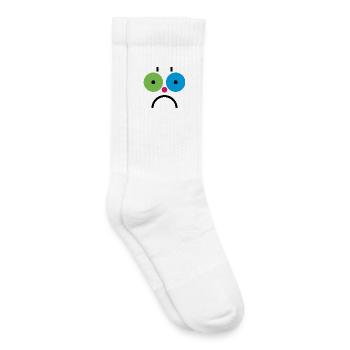 Carnival Costume Clown Confetti Carnival Women - Kids Tennis Socks - white - Right