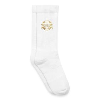 44. Geburtstag Semper Verum - Established 02/1982 - Kinder Tennissocken - Weiß - Rechts