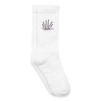 Bouquet d’anniversaire lavande Bouquet lavande - Chaussettes de tennis bio enfant - blanc - Droite