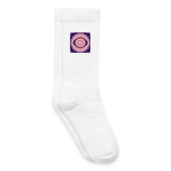 Auge der Wahrheit - Kinder Tennissocken - Weiß - Rechts