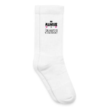 En Manque d'Attachement - Chaussettes de tennis bio enfant - blanc - Droite
