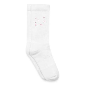 Herzkrone Doodle Pop Art - Kinder Tennissocken - Weiß - Rechts