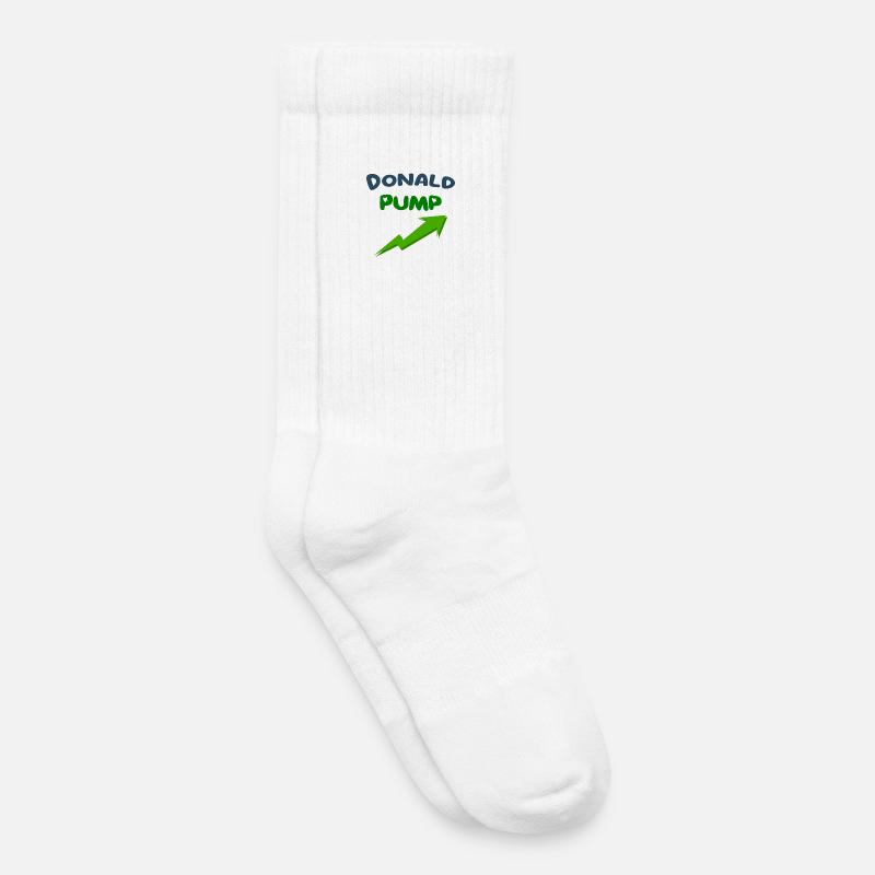Donald PUMP - Kinder Tennissocken - Weiß