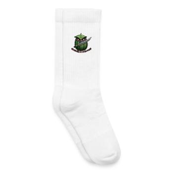 Wassermelone Ninja Klinge - Kinder Tennissocken - Weiß - Rechts