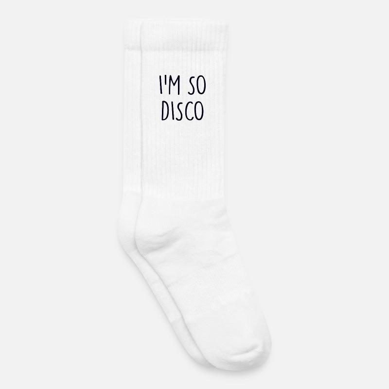 Disco - Kinder Tennissocken - Weiß