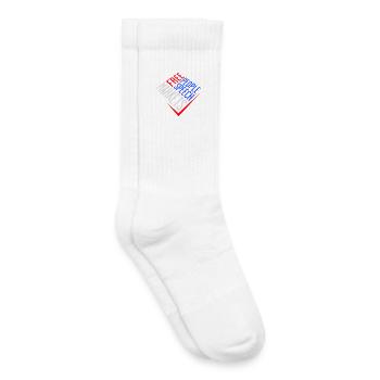 Free Speech Markets People Libertarian Freedom Logo - Kids Tennis Socks - white - Right